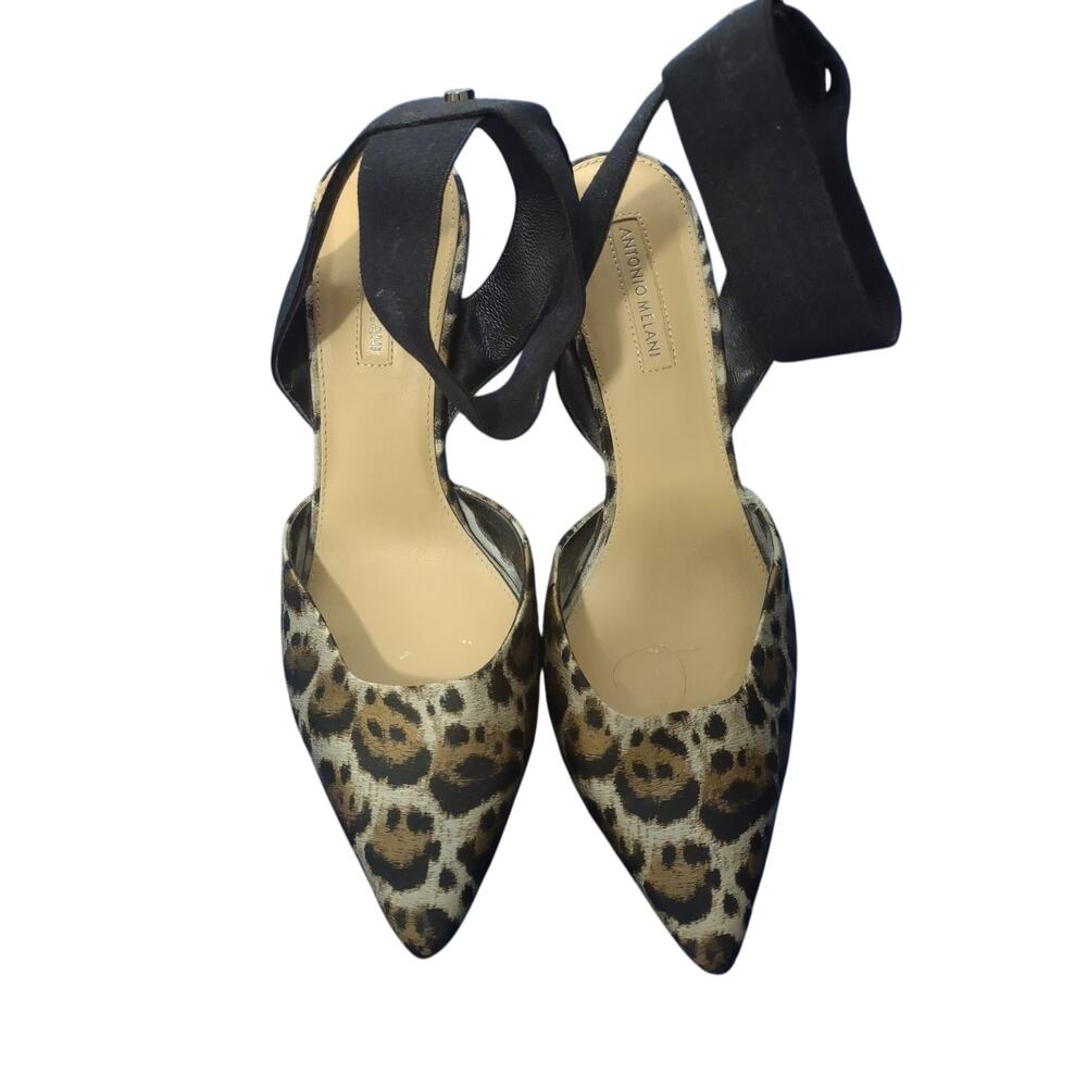 Antonio Melani Animal Print Ankle Strap High Heels‎ 9 Classic Party Timeless